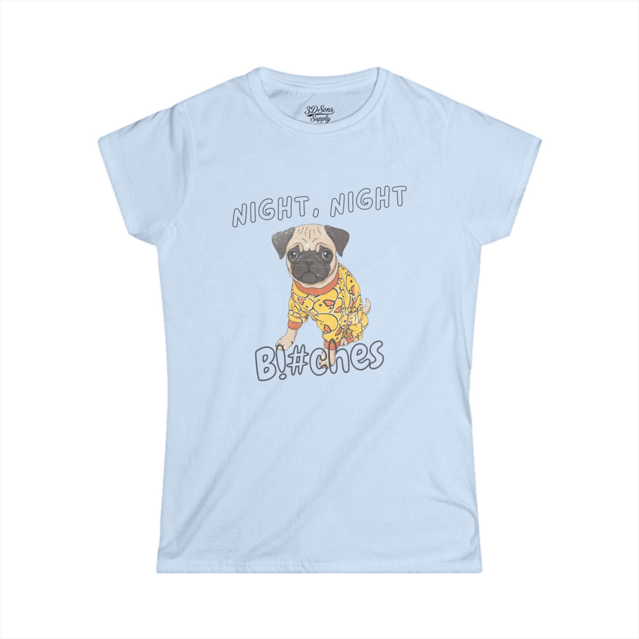 Pug in Pajamas Tee — 