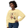 Spellbound After Dark Witch on Broom Sweatshirt | Halloween Cat Moon