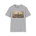Vintage Skeleton Surfer Photograph T-Shirt | Retro Beach Surf Tee