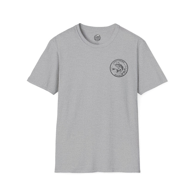 Southern Hooker Fish Graphic T-Shirt | Bass Fishing Retro Logo Tee – 3D Sons Supply Co