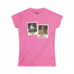 Personalized Polaroid Photo Women's Tee — Custom 2-Image Keepsake