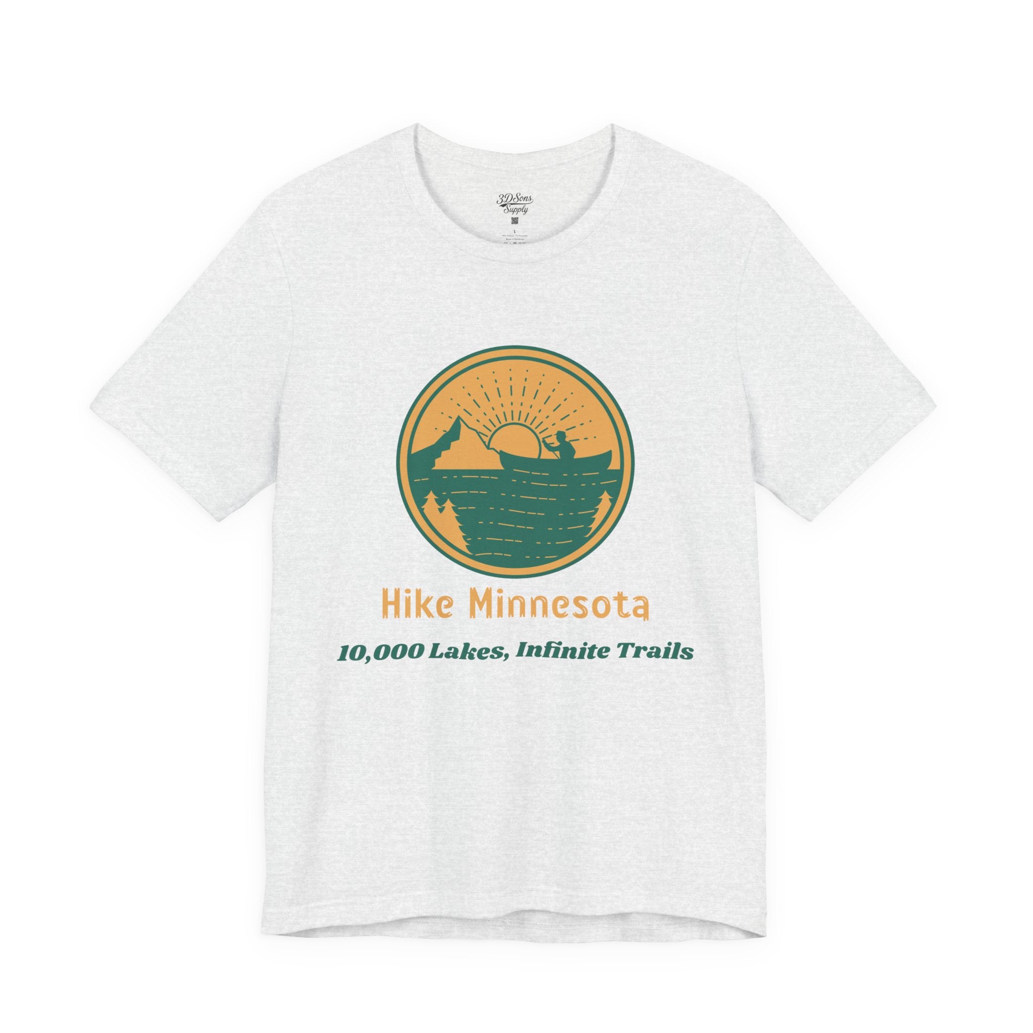 Hike Minnesota T-Shirt — 10,000 Lakes Infinite Trails Hiking Tee
