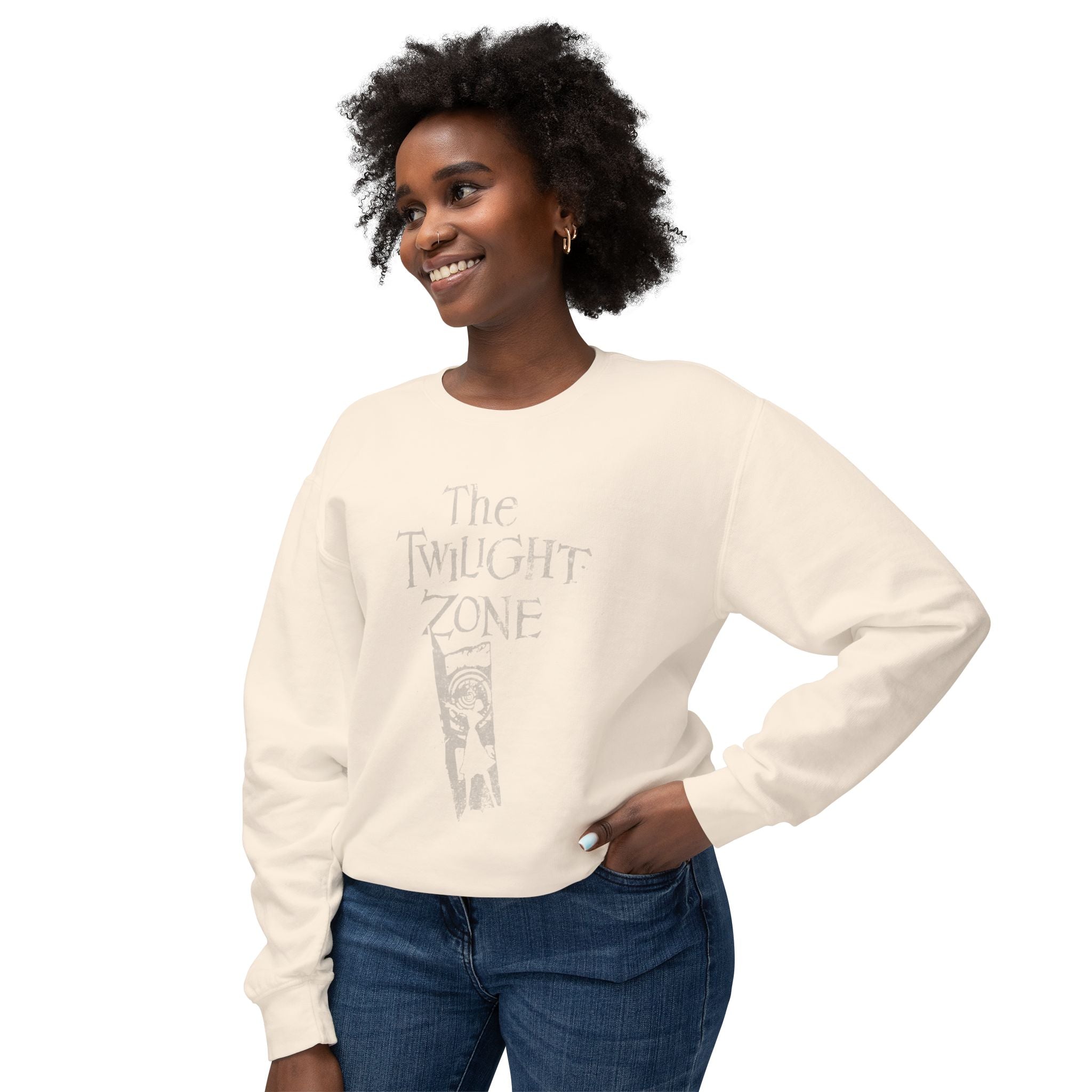 The Twilight Zone logo Sweatshirt | Retro TV show graphics