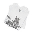 Drumming French Bulldog T-Shirt — Cute Dog Playing Drum Graphic Tee
