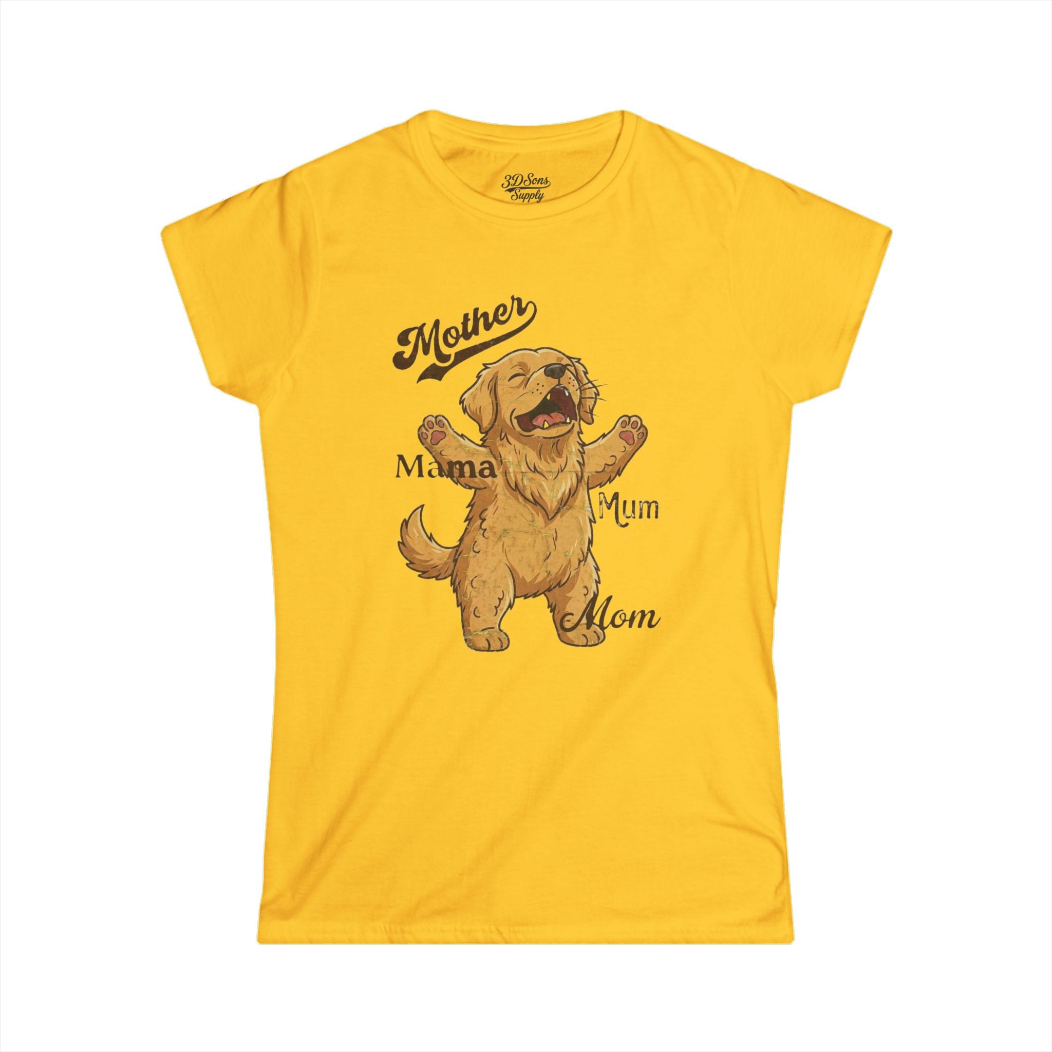 Golden Retriever Mom T-Shirt — Mother's Day Dog Mama Tee