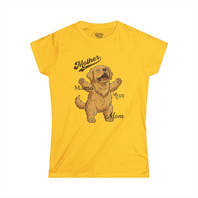Golden Retriever Mom T-Shirt — Mother's Day Dog Mama Tee