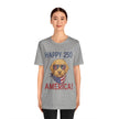 Happy 250 America! Patriotic Goldendoodle Tee