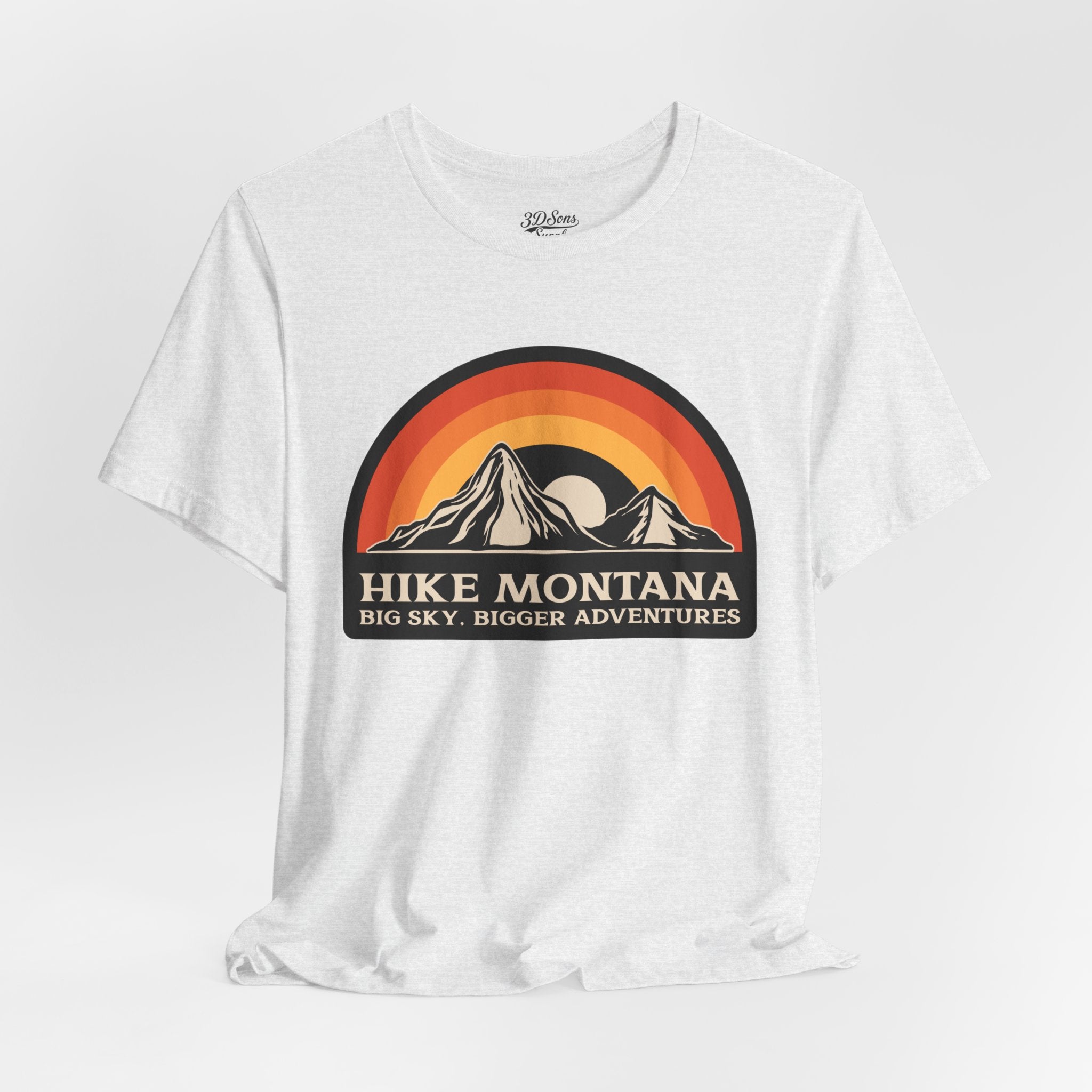 Hike Montana Mountain Adventure T-Shirt — Hiking Graphic Tee