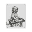 Doodle DJ with Turntable Acrylic Wall Art Panels | Music Room Decor
