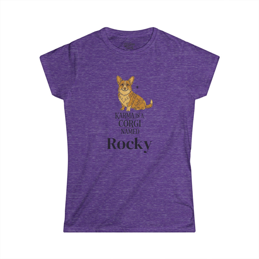Karma Is A Corgi Named Personalized Tee — Personalized Corgi Illustration Shirt