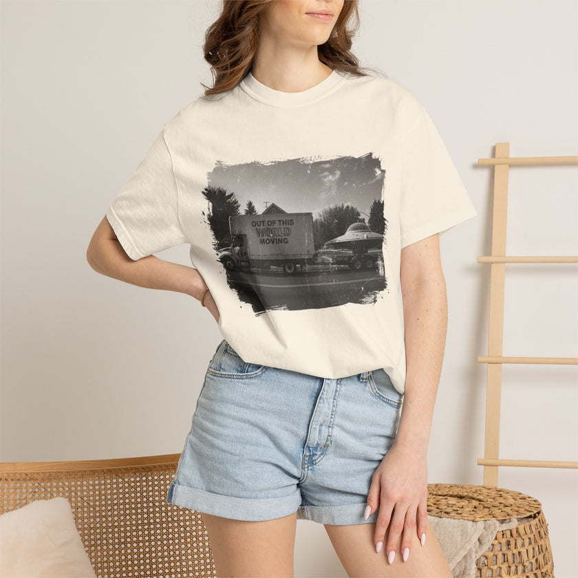 Out of This World Funny Tee — Alien Space Graphic T-Shirt