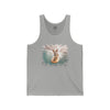 Surfing Corgi Tank | Dog Beach Waves Illustration, Summer Shirt
