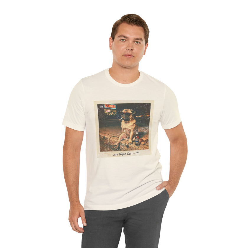 Vintage Pug Photo Tee — 