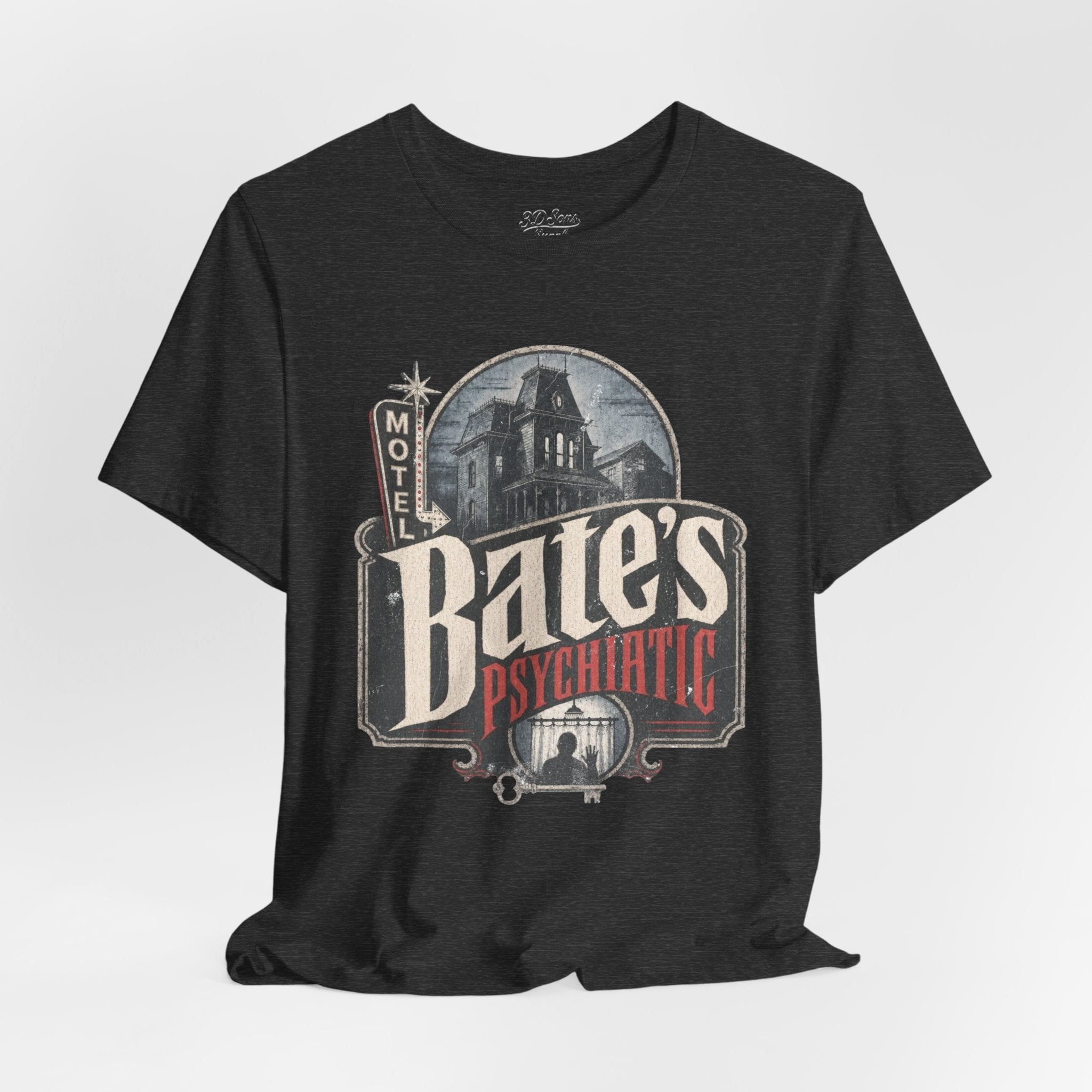 Bates Psychiatric T-Shirt — Vintage Horror Graphic Tee
