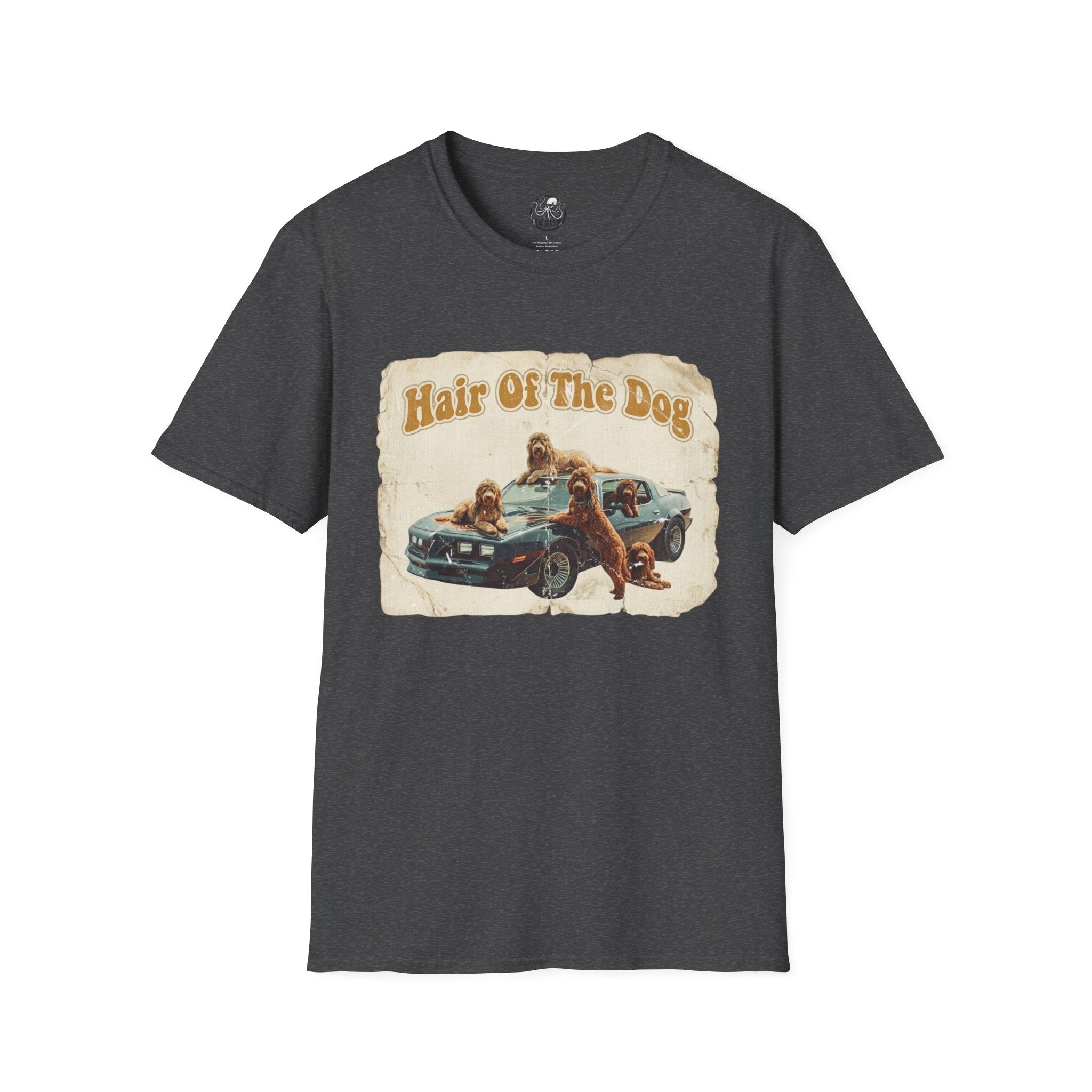 Hair of the Dog Vintage Retro Dog T-Shirt | Funny Dog Lover Graphic Tee – 3D Sons Supply Co