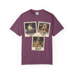 Personalized Polaroid Photo Tee — Custom 3 Image & Text Options