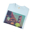Alien & Bigfoot Golden Gate Bridge T-Shirt — San Francisco UFO & Cryptid Tee