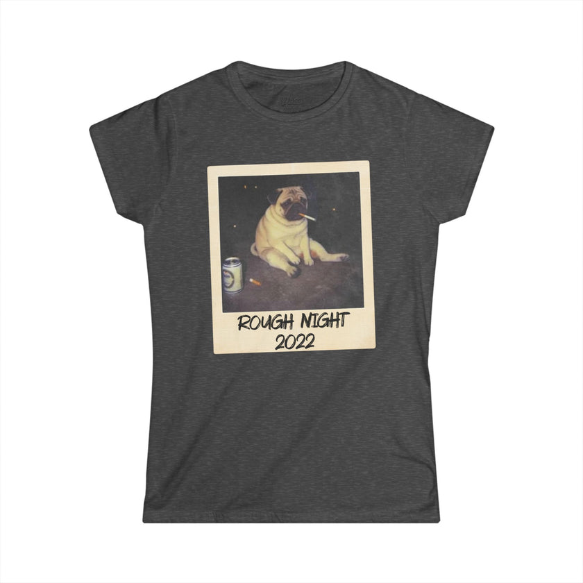 Personalized Polaroid Photo Tee – Custom Women's Softstyle T-Shirt