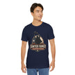Sawyer Family Chainsaw Repair Graphic Tee — Vintage Horror Movie Logo T-Shirt