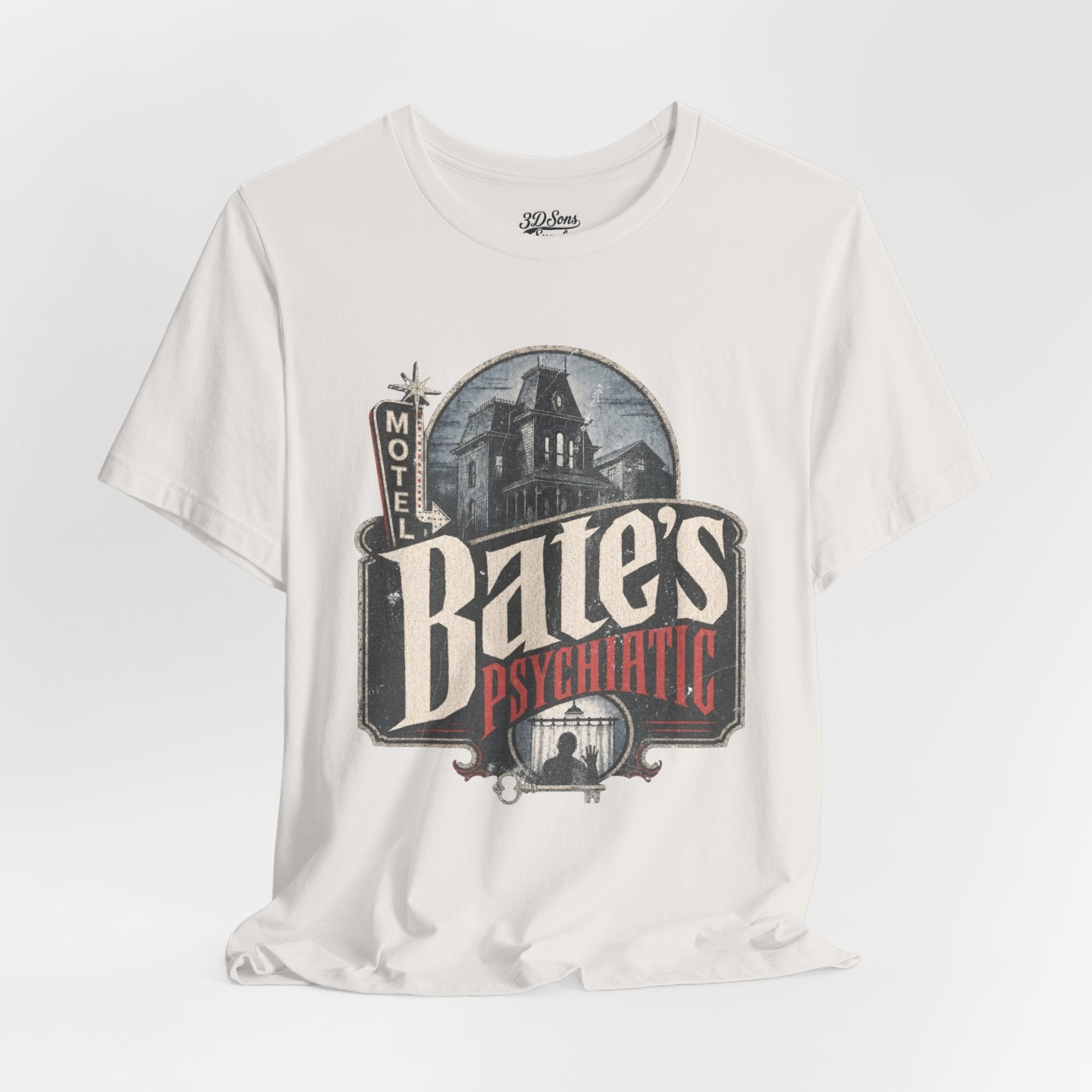 Bates Psychiatric T-Shirt — Vintage Horror Graphic Tee