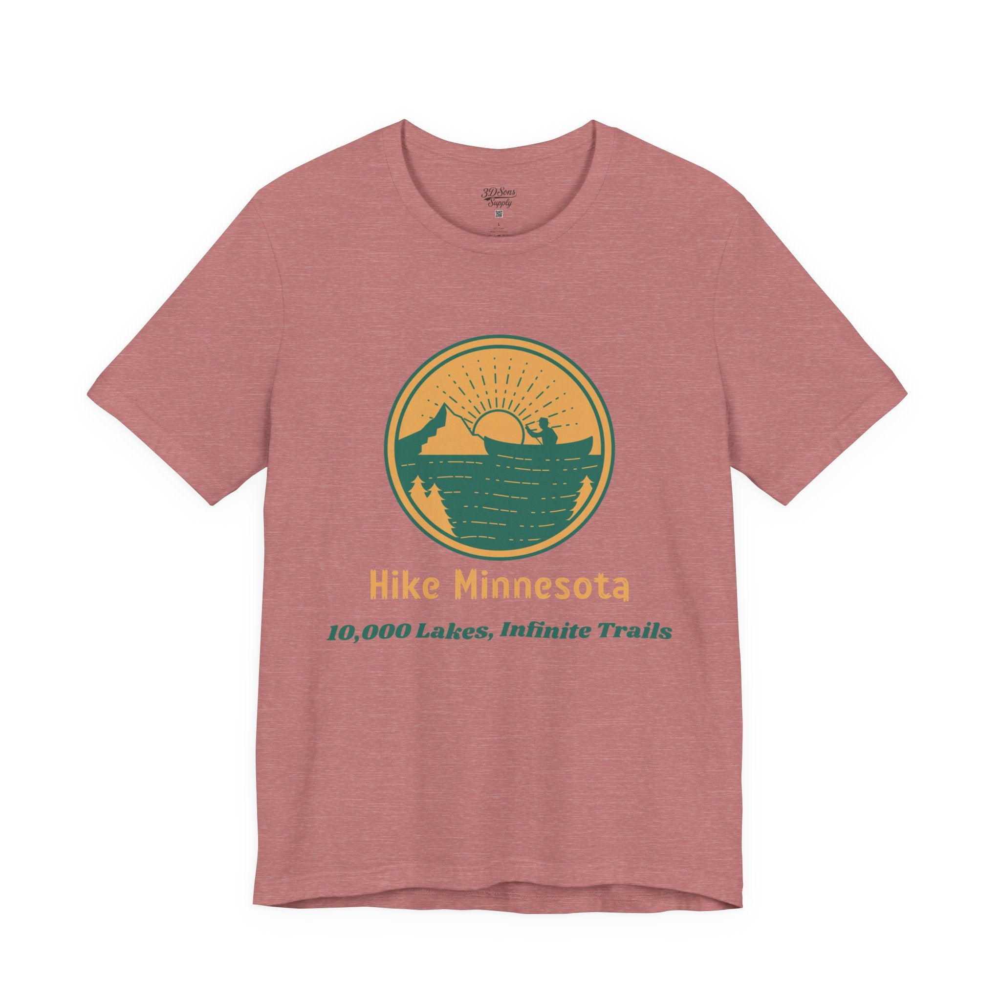 Hike Minnesota T-Shirt — 10,000 Lakes Infinite Trails Hiking Tee