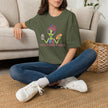 American Alien with Hot Dog and Beer T-Shirt | USA Flag Cap Fourth of July