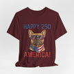 Happy 250 America! French Bulldog Patriotic T-Shirt