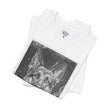 German Shepard Smoke Photo Tee — Vintage Pup Graphic T-Shirt