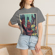 Alien & Bigfoot New York Times Square T-Shirt — Funny Urban Cryptid Tee