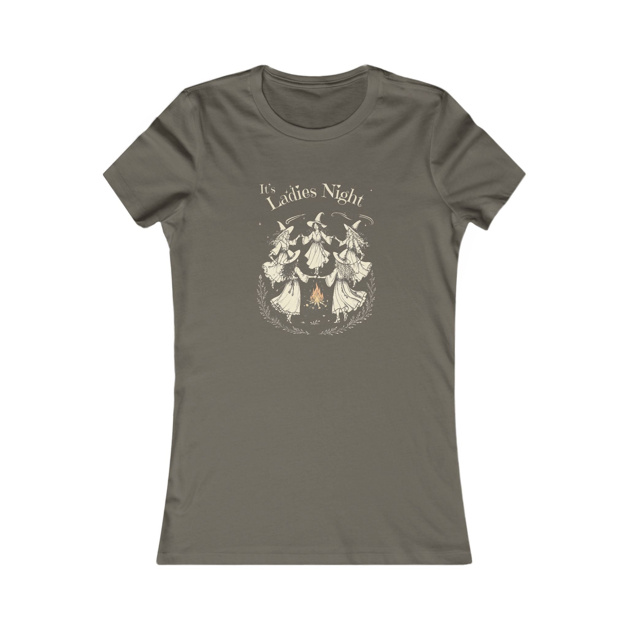 Ladies' Night Floral Witch Tee — 