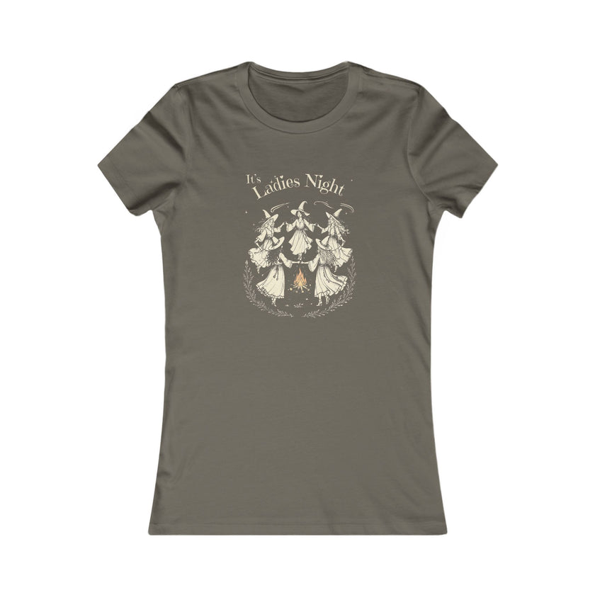 Ladies' Night Floral Witch Tee — 