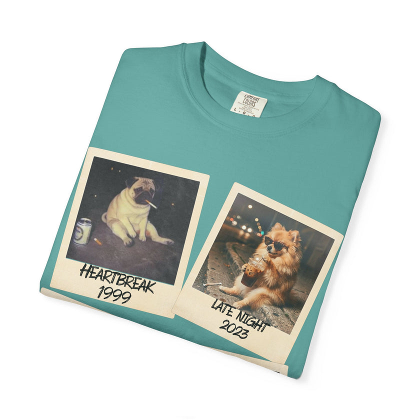 Personalized Polaroid Photo Tee — Custom Image & Text Options