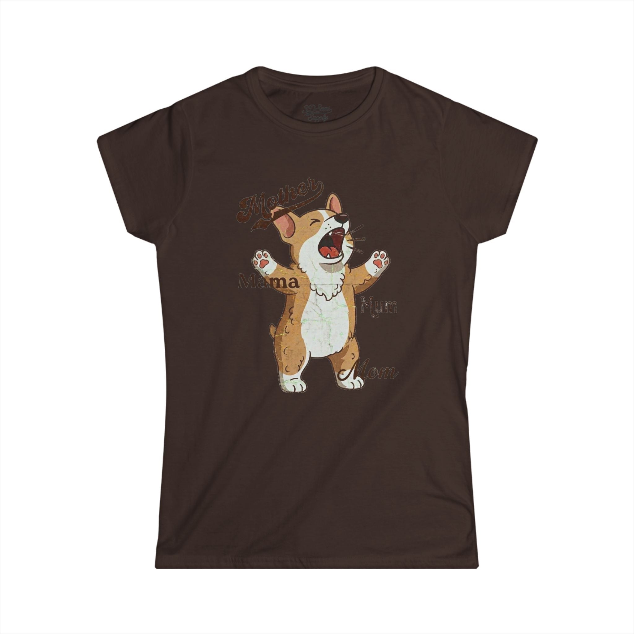 Corgi Mama Mother's Day Tee — Women's Corgi Mom T-Shirt