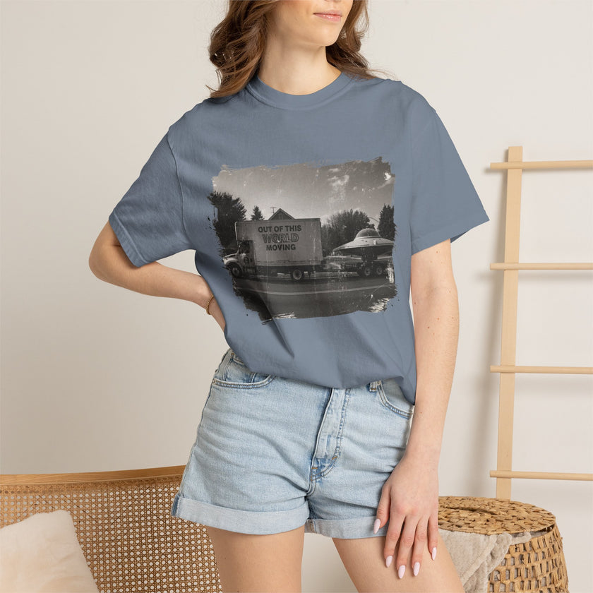Out of This World Funny Tee — Alien Space Graphic T-Shirt