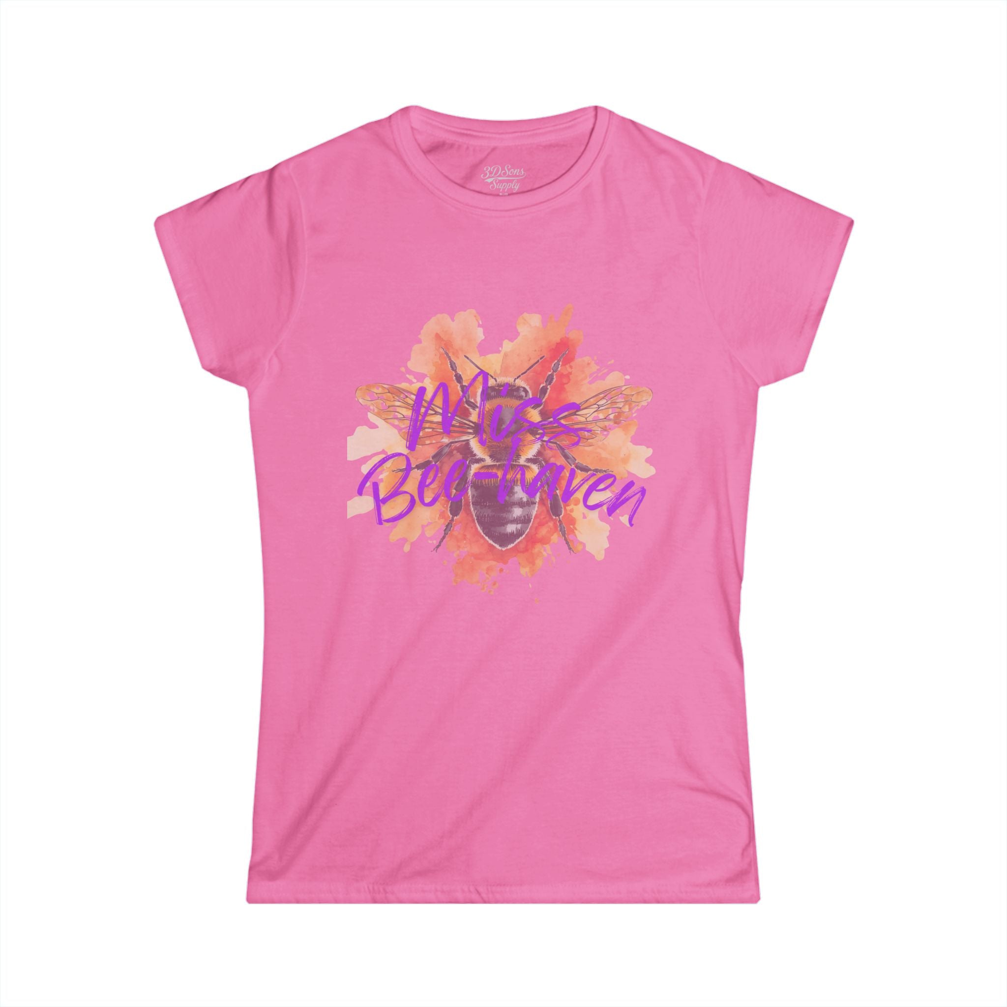 Miss Bee-Haven Women's Tee — Cute Bee Graphic Shirt for Bee Lovers
