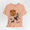 Witches Be Trippin' Halloween Tee - Cute Witch Cat Graphic T-Shirt