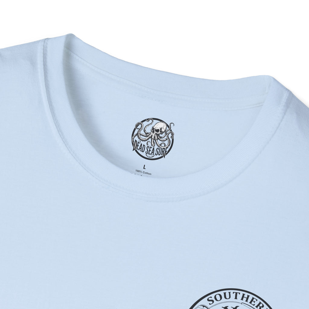 Southern Hooker Fish Graphic T-Shirt | Bass Fishing Retro Logo