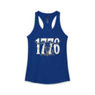 1776 Longhorn Skull Women's Racerback Tank