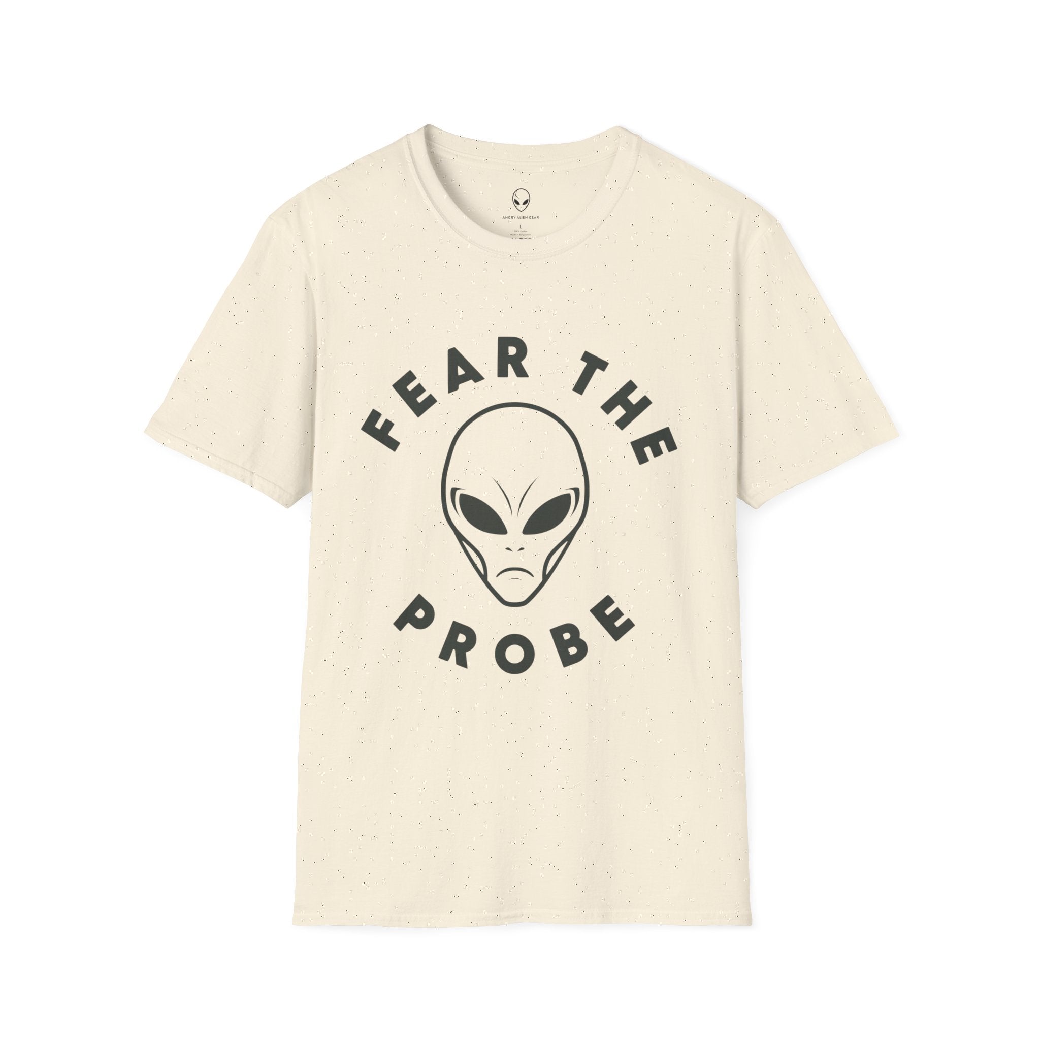 Fear the Probe Alien Graphic T-Shirt | Funny Extraterrestrial Design Tee Shirt