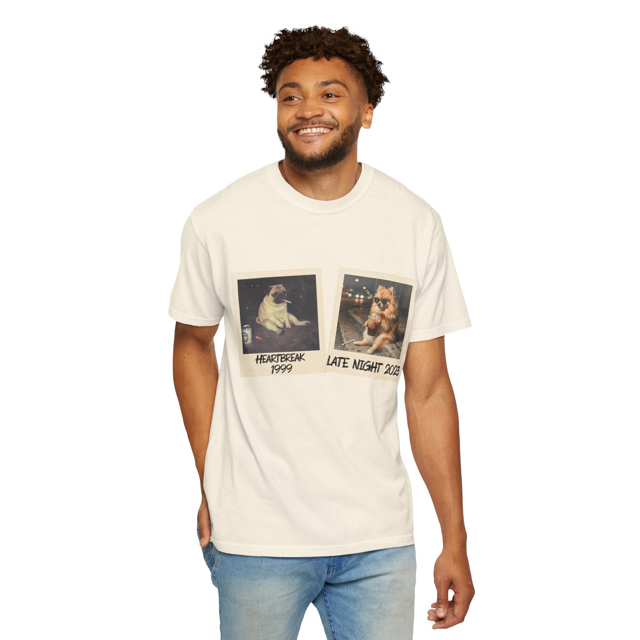 Personalized Polaroid Photo T-Shirt — Custom 2-Image Keepsake