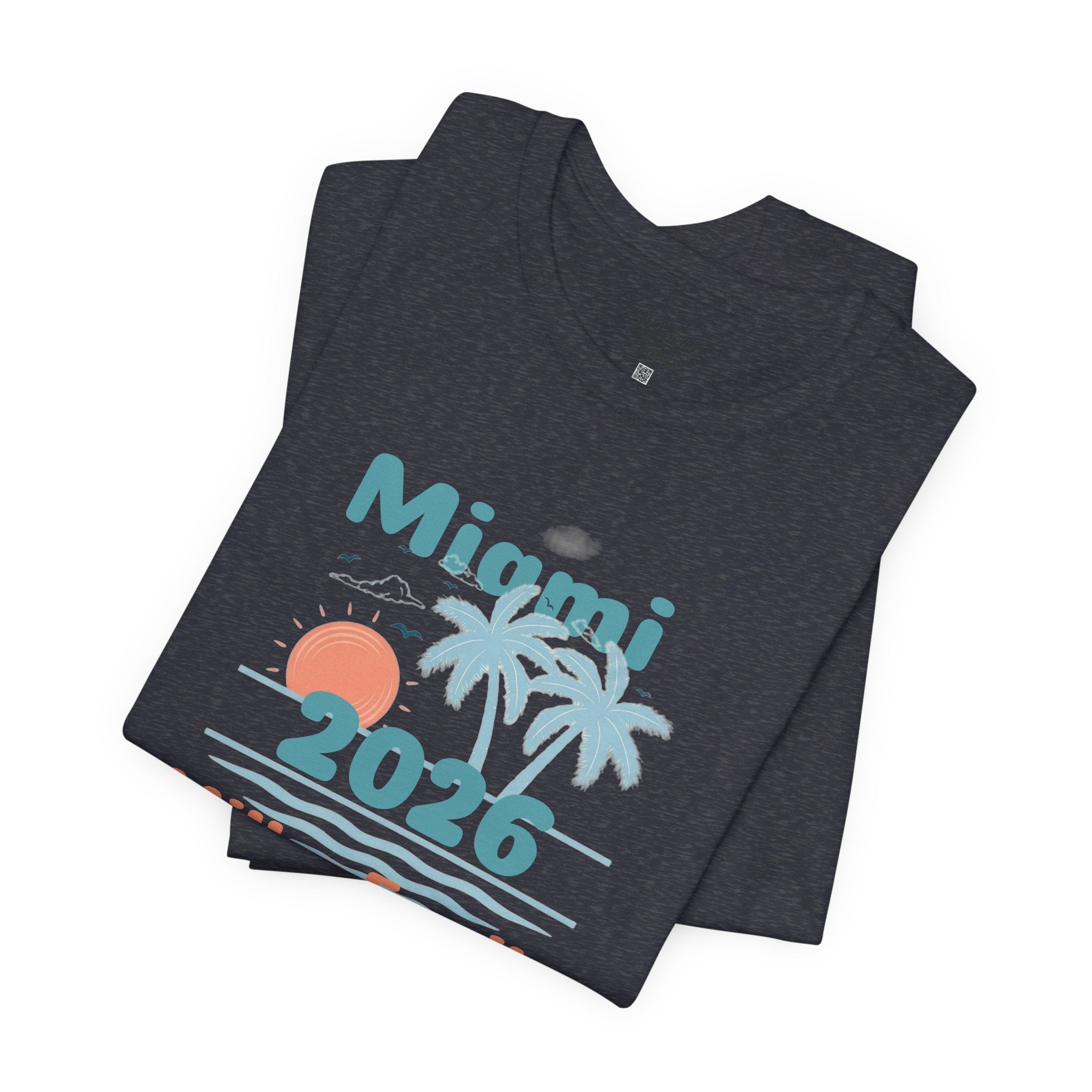 Personalized Family Beach T-Shirt — Custom Family Name, Location, Year with Beach Design