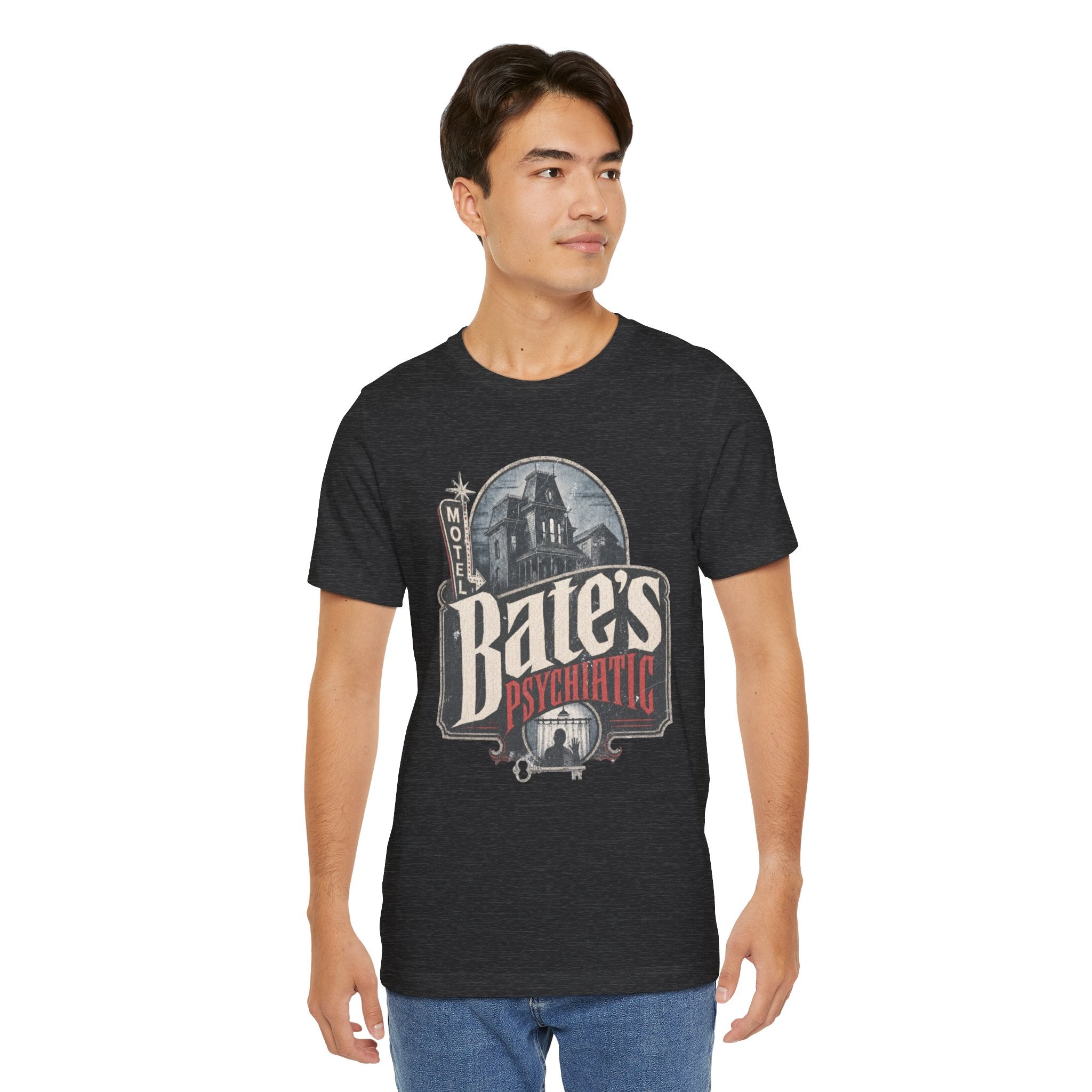 Bates Psychiatric T-Shirt — Vintage Horror Graphic Tee
