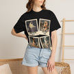 Personalized Polaroid Photo Tee — Custom Image & Text Options