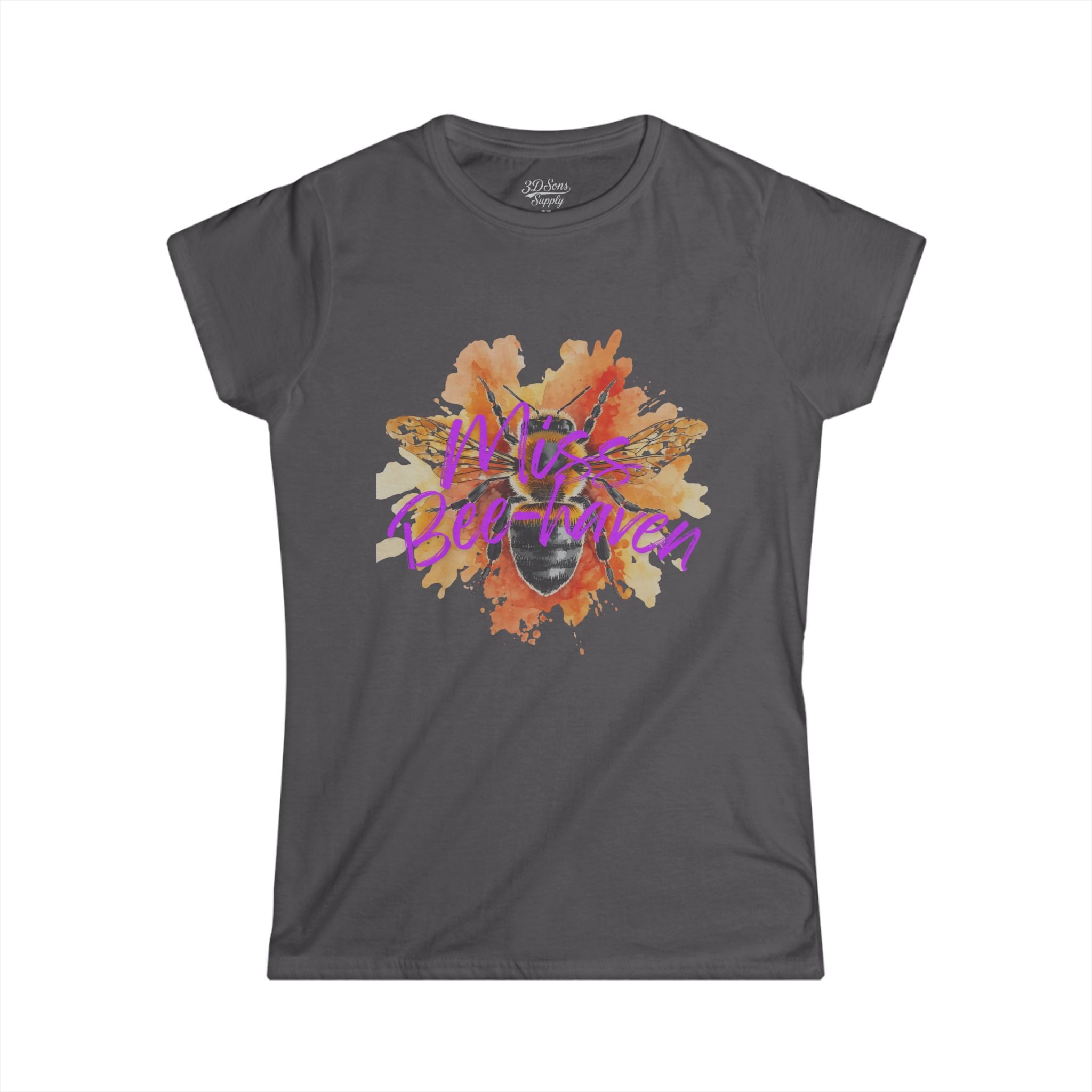Miss Bee-Haven Women's Tee — Cute Bee Graphic Shirt for Bee Lovers