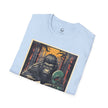 Bigfoot & Alien Playing Poker T-Shirt — Funny Cryptid Woods Tee