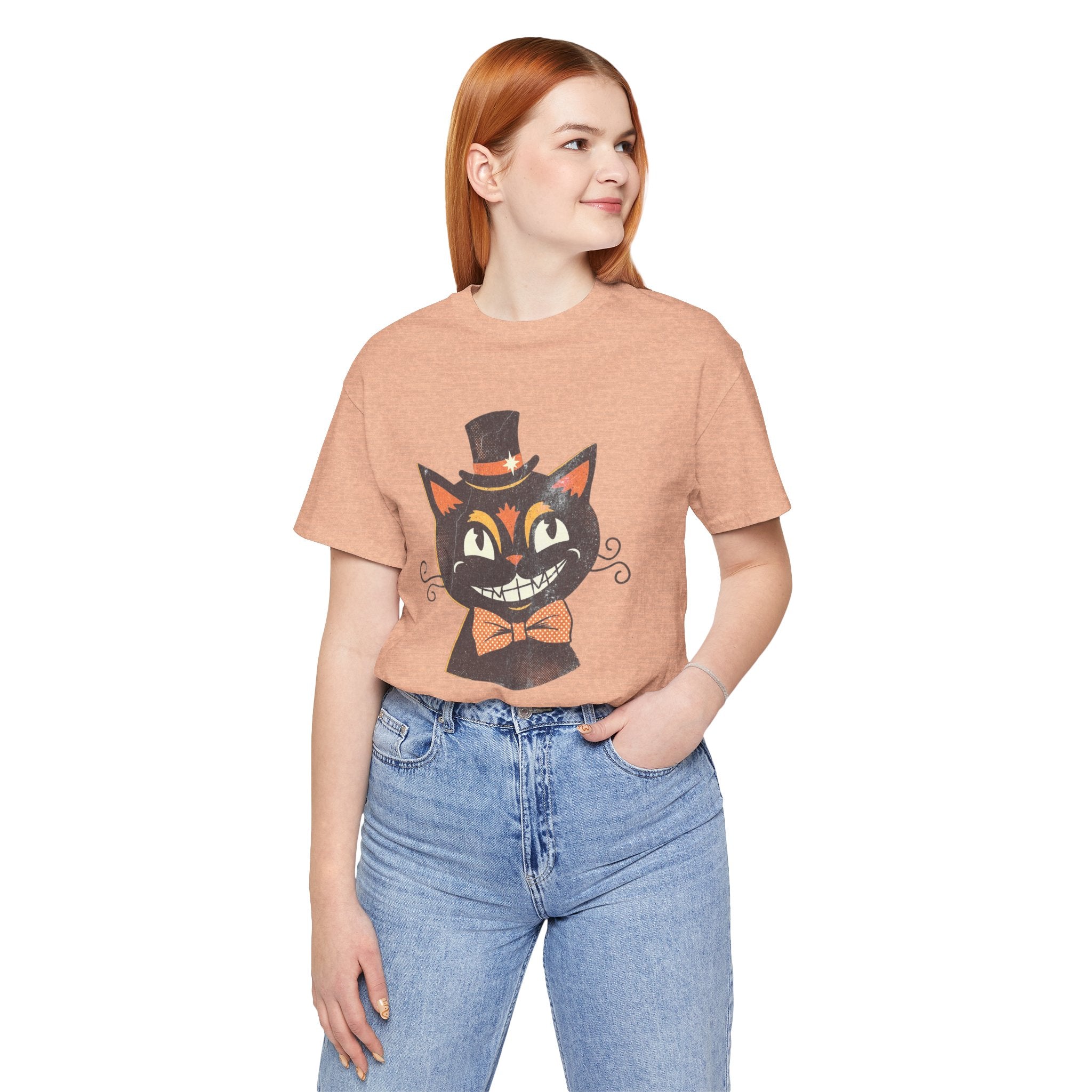 Vintage Halloween Cat Tee