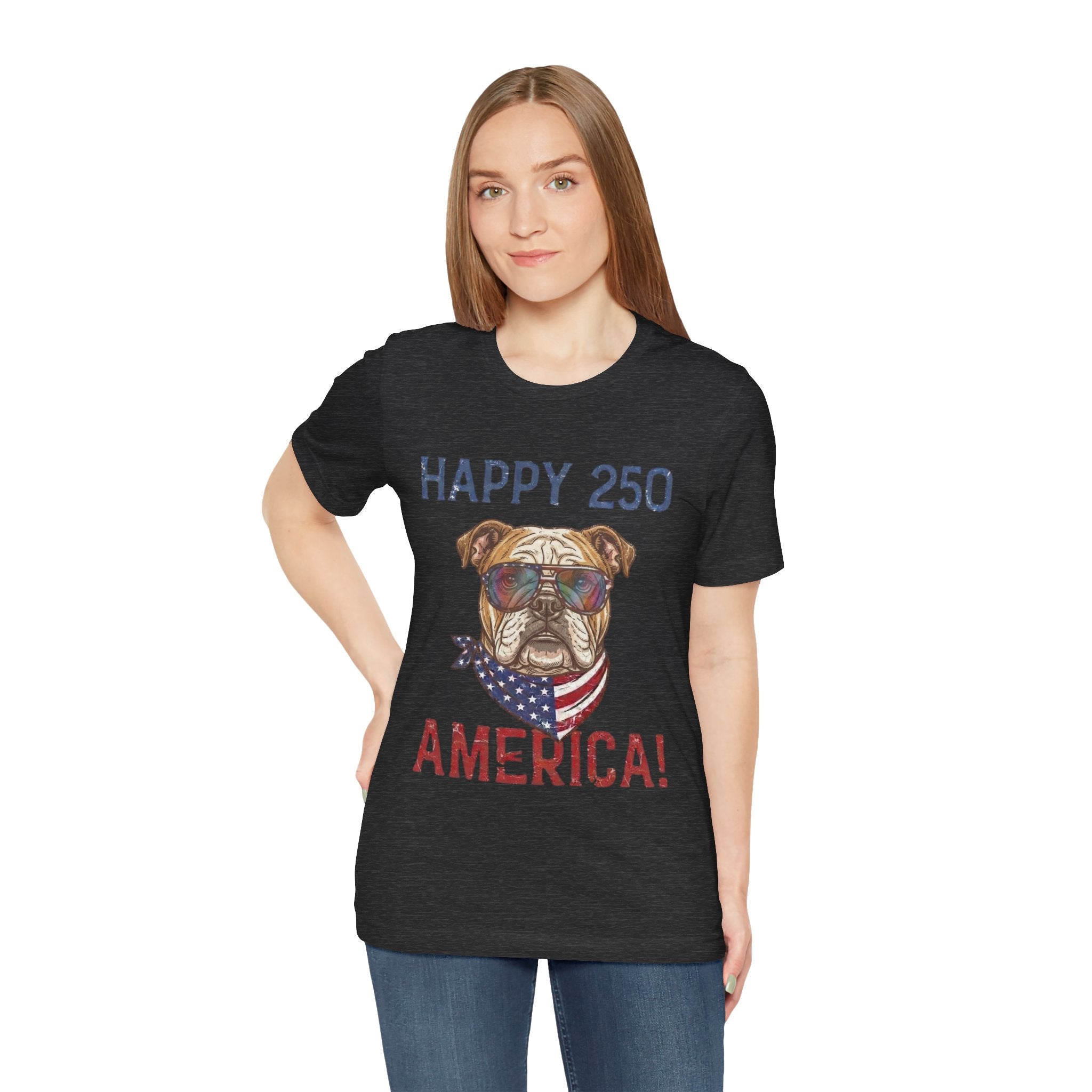 Patriotic Bulldog Tee - 