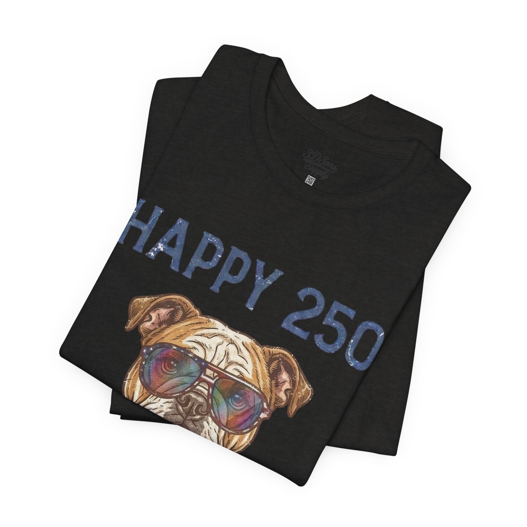 Patriotic Bulldog Tee - 