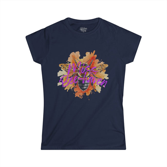 Miss Bee-Haven Women's Tee — Cute Bee Graphic Shirt for Bee Lovers