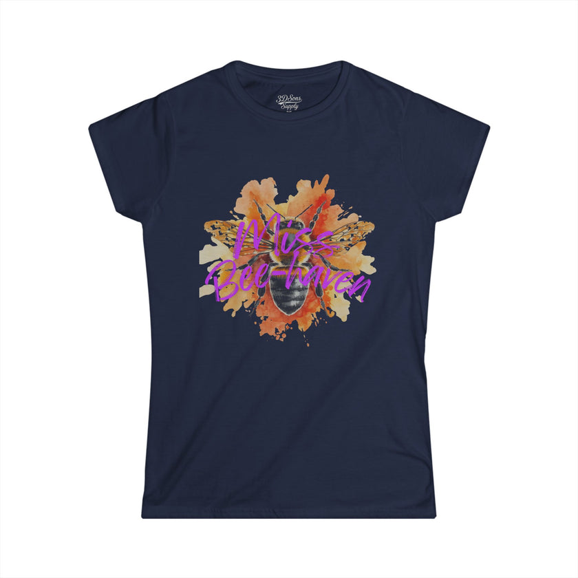 Miss Bee-Haven Women's Tee — Cute Bee Graphic Shirt for Bee Lovers
